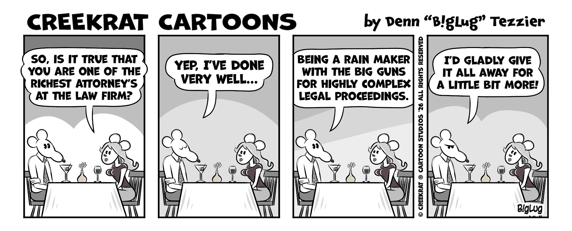 Creek Rat comic strip dated 2026-03-21